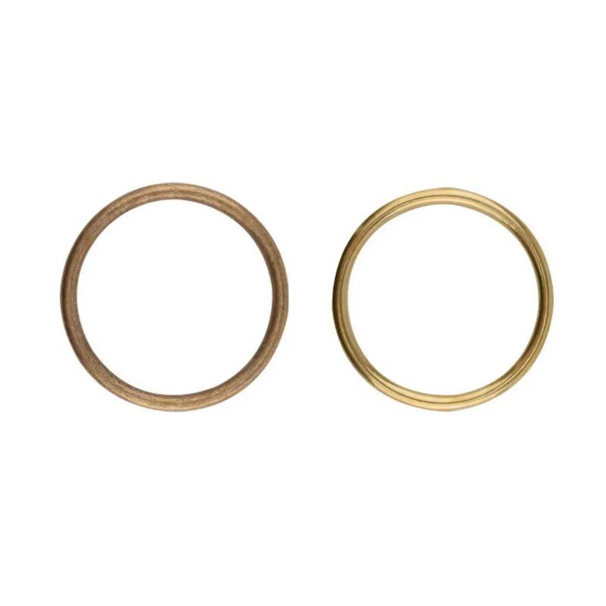 Brass O Ring Bag Accessories Round Rings 2cm-15.4cm Diameter for DIY Hand Craft