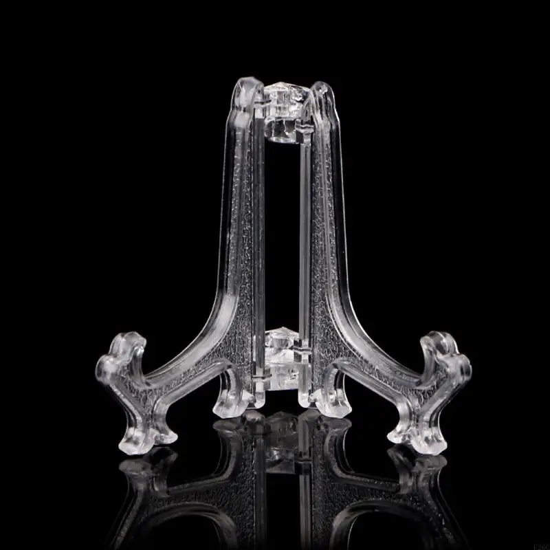 F26C Mini Plastic Coin Display Stand Stand Clear Small Carting Carting Competition Competition Competition