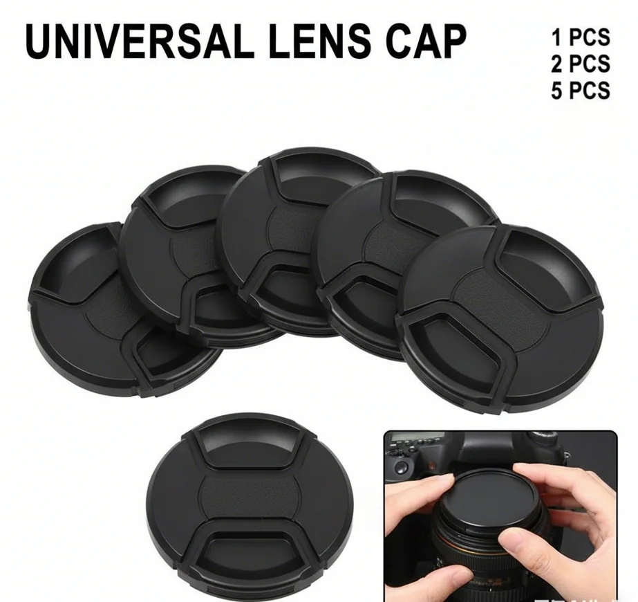 

55mm High Quality Camera Lens Cap Front Cover Hood Protective Holder for Fuji Pentax Olympus Nikon