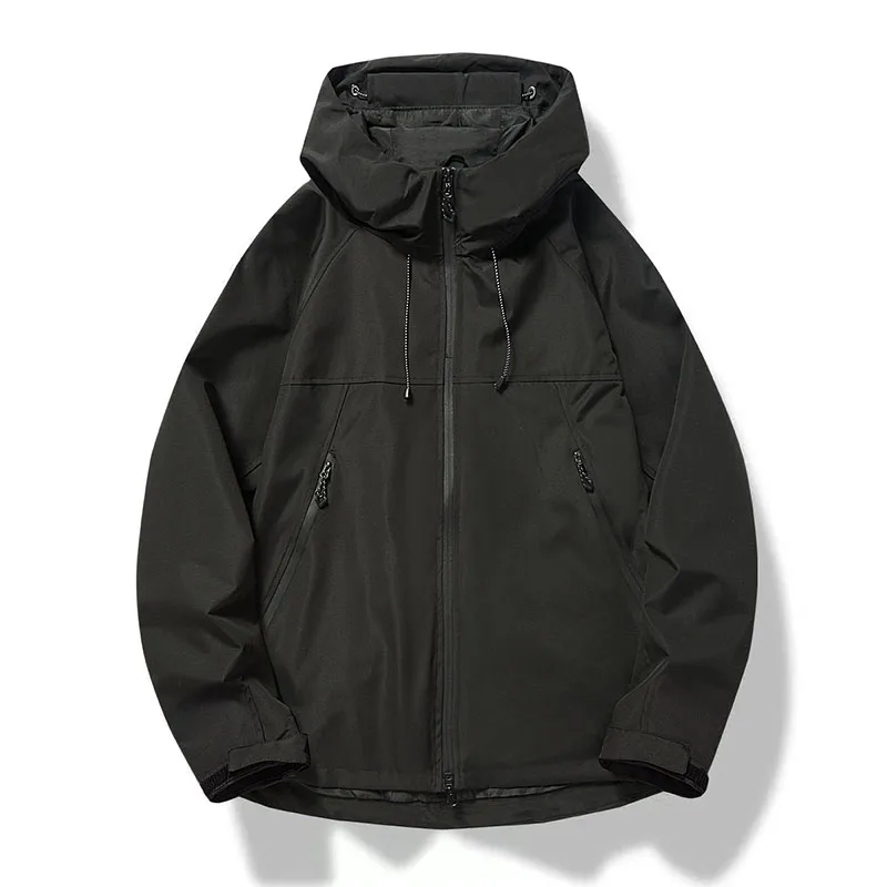 Men Jackets Hooded Sports Outdoor Jacket Man Waterproof Breathable Couple Sportswear Unisex Hiking Coats Outwear Men's Clothing