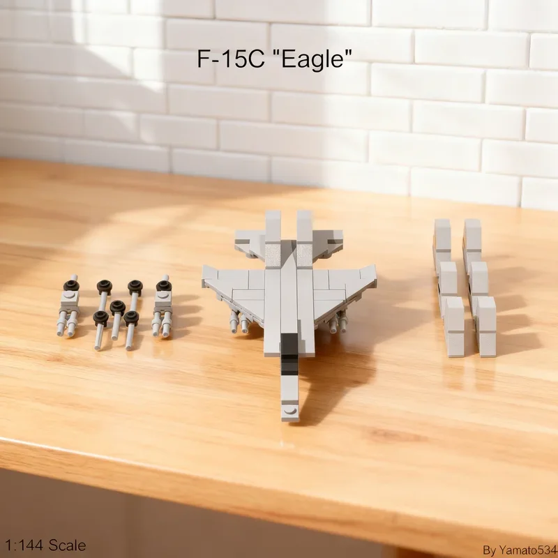 155pcs MOC Freestyle F Eagle Includes Trigger Liveries 1 Model Building Blocks Festival Gifts Architecture DIY Toys Idea Brick