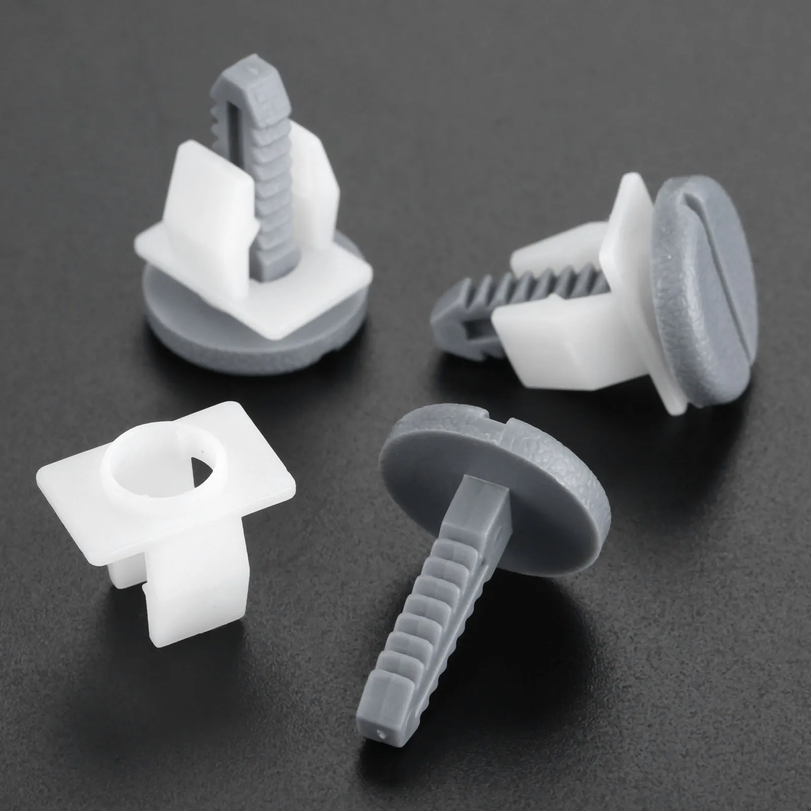 20Pcs Auto Plastic Fastener Clips Door Plate Fixed Clip Cover 6.9x13.5mm Hole for BMW Volvo Mercedes Benz Universal Car-Styling