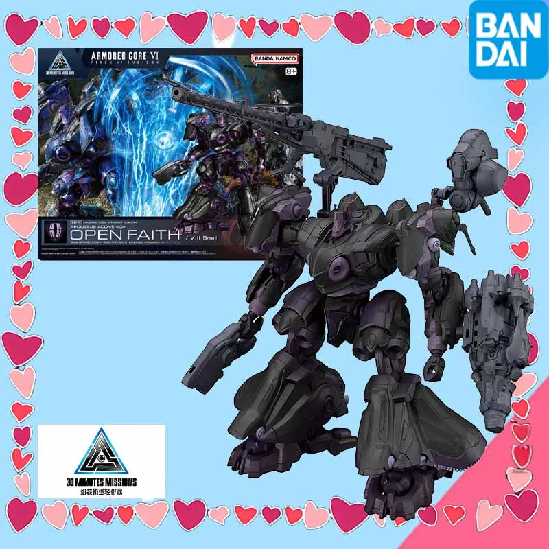 

Акриловая вывеска BANDAI Original GUNDAM 30MM Series Armored Core ARMORED CORE VI FIRES OF RUBICON ARQUEBUS ADD VE-40A DPEN FAITM