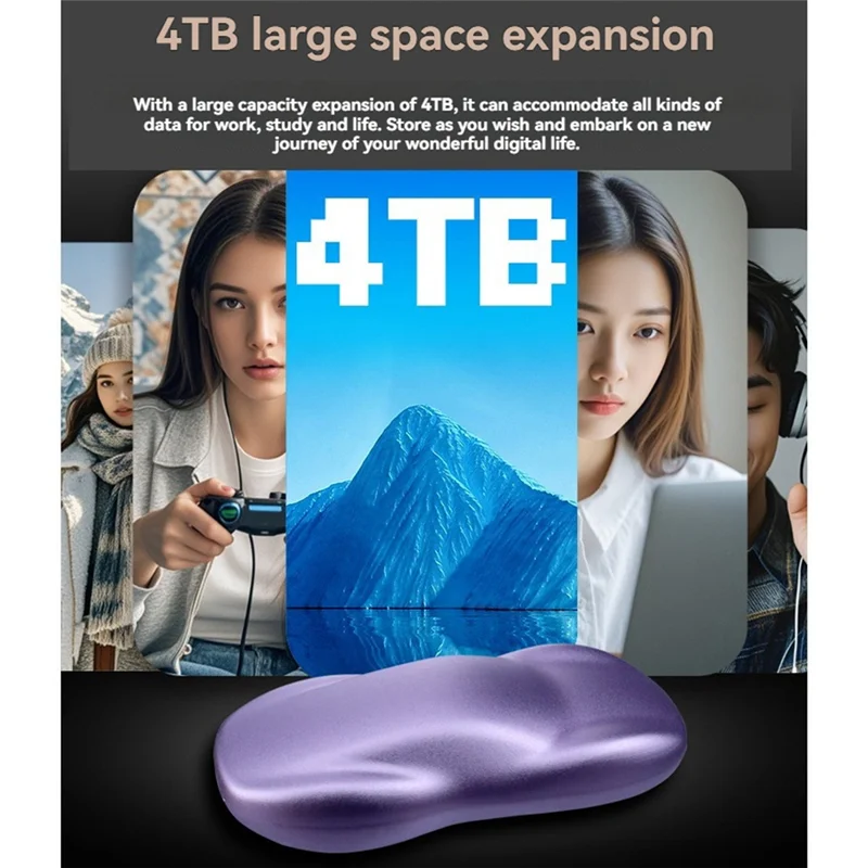 

M.2 Nvme/SATA SSD Enclosure M.2 To USB Type C External SSD Case Support 2230 2242 SSD