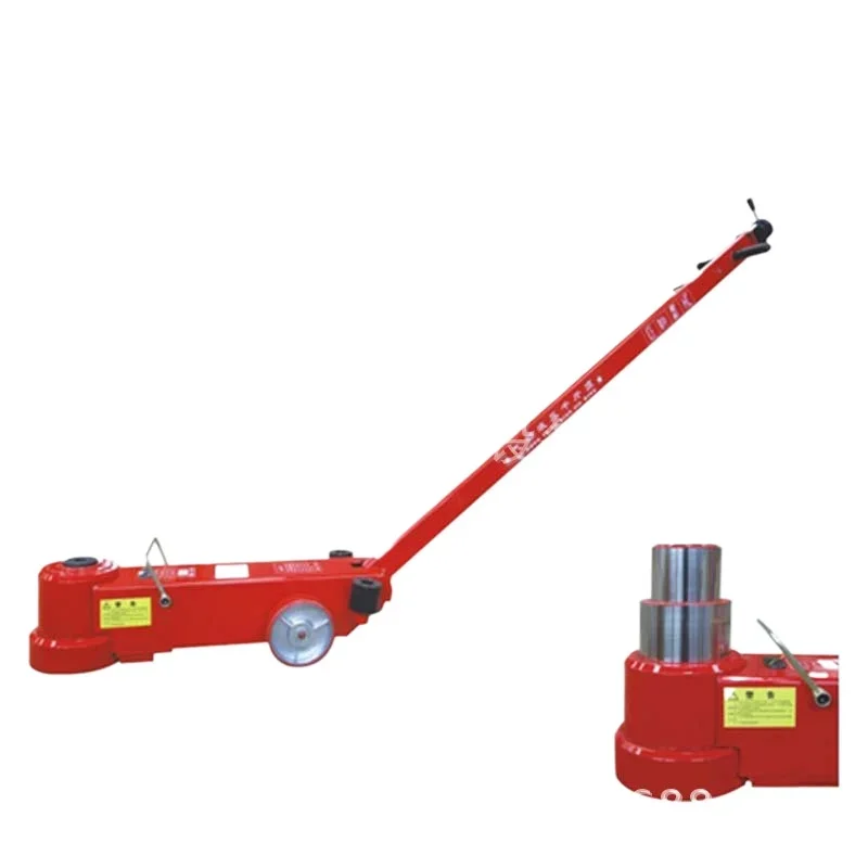 

100T Pneumatic Horizontal Hydraulic Jack 100 Tons Heavy Duty Large Passenger and Freight Truck Top Height Machine JR100-2
