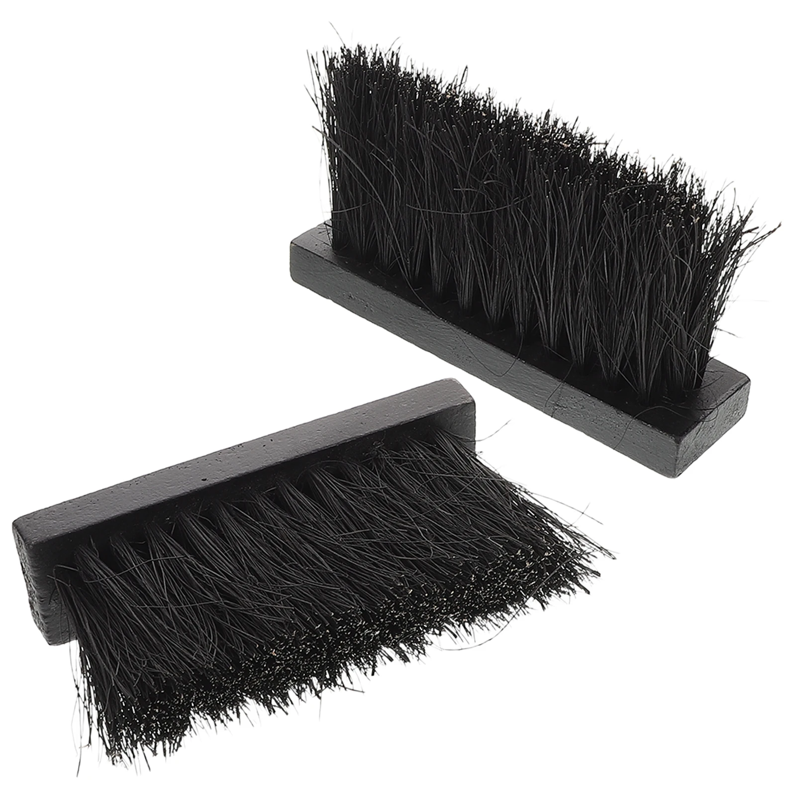 

2 Pcs European Fireplace Brush Plant Brown Ash Cleaner for Wood Stove Chimney Sweep Bench Brushes Soot Remover
