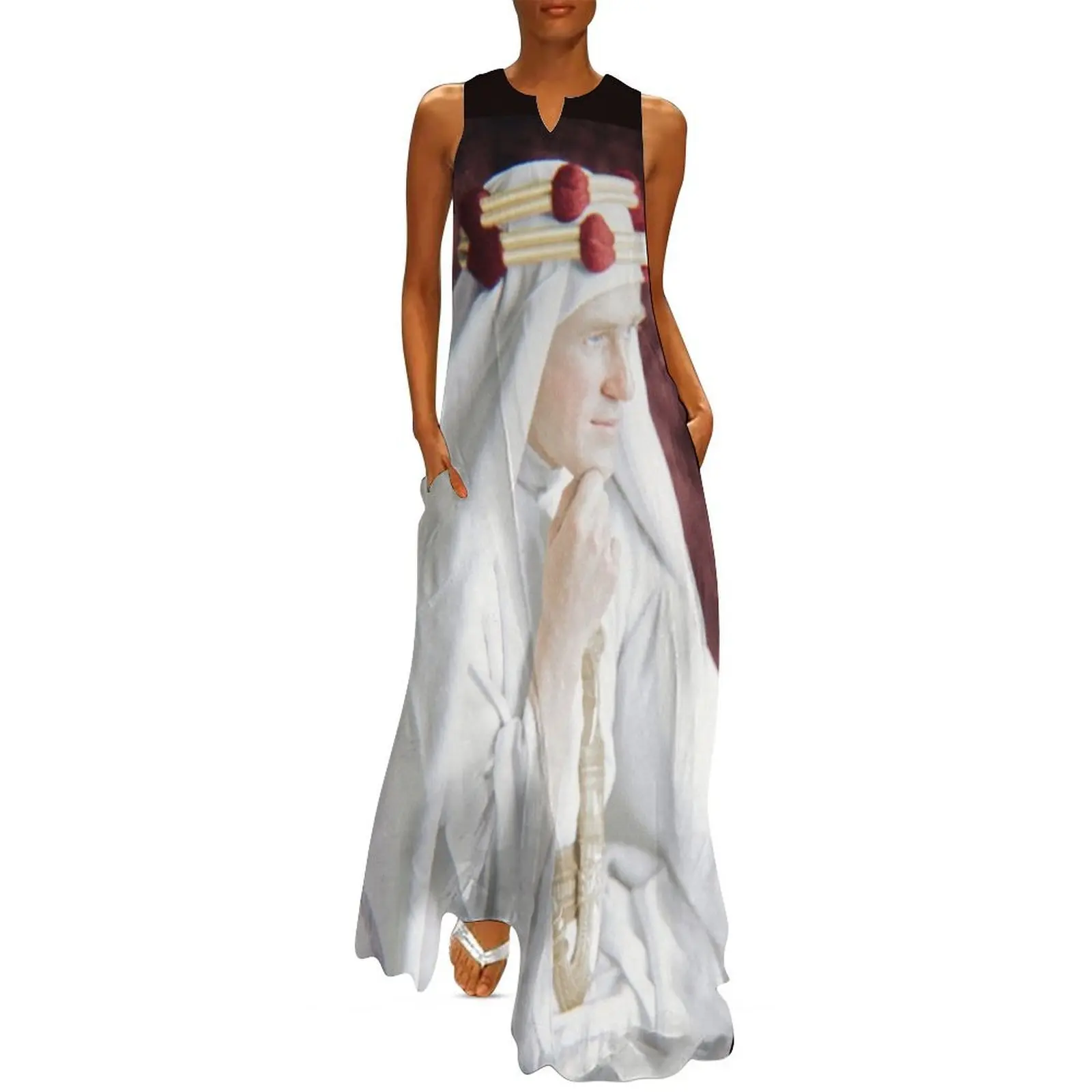 

T.E. Lawrence of Arabia Long Dress women's fashion dresses dresses korean style Summer dresses for women Woman clothes