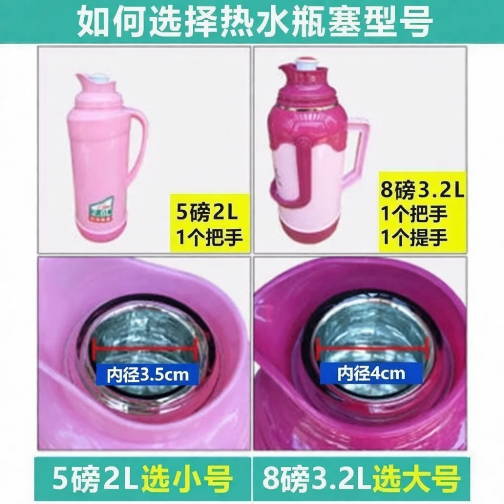 Replacement Plastic Vacuum Flask Stopper Lid Thermal Pot Cap Sealing Plug Utility Accessory For Thermal Bottle