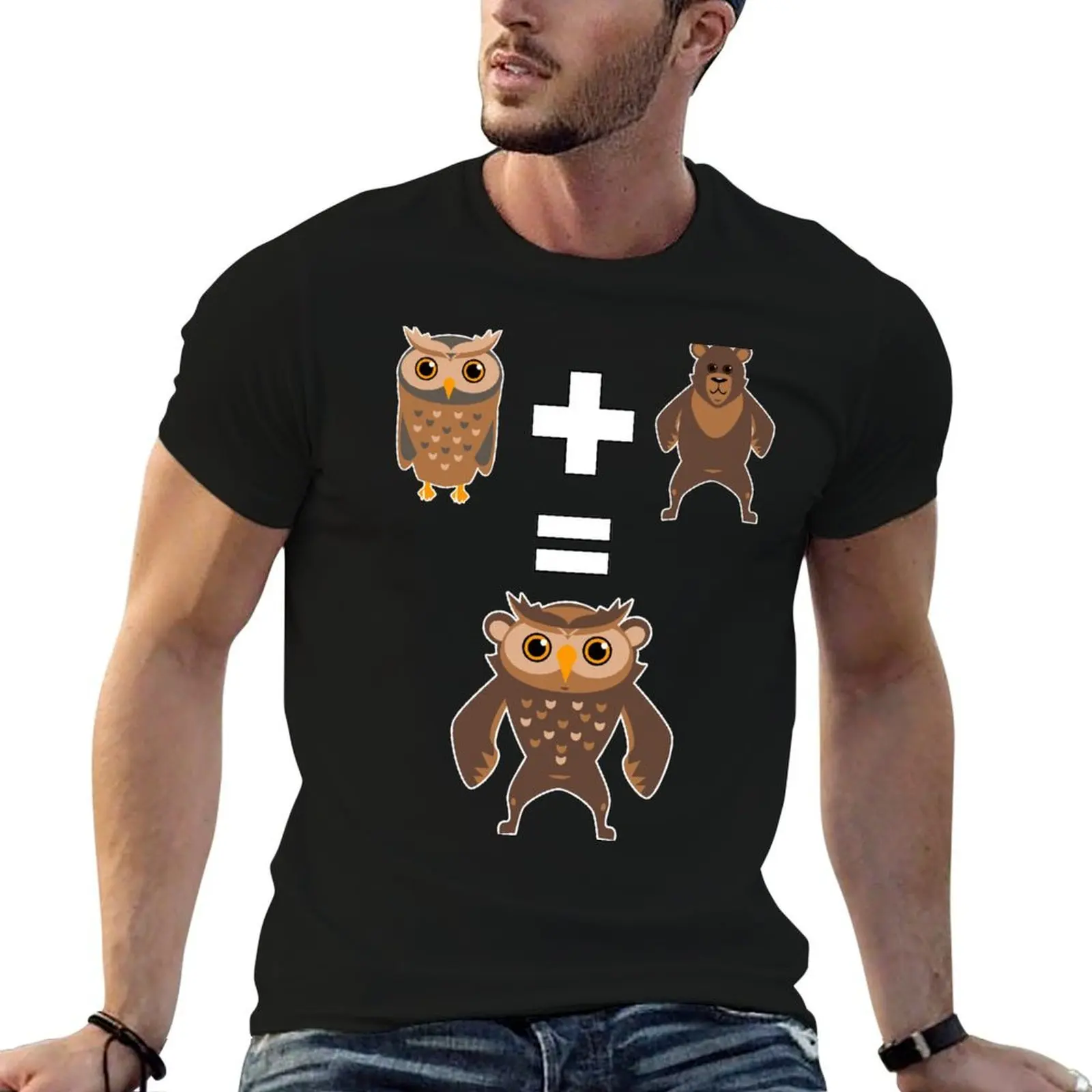 

How to make an Owlbear T-Shirt men t shirt cotton 100% funny t shirts dark humor T-Shirt
