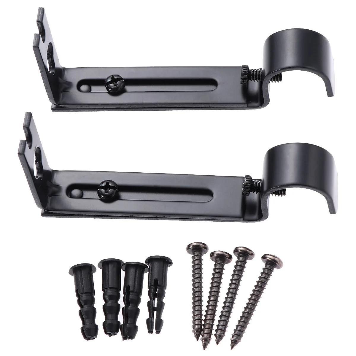 2 قطعة 1905 مللي متر قابل للتعديل الستار القطب قوس سهلة التركيب التصميم الحديث ديكورات منزلية قضيب الستارة قوس