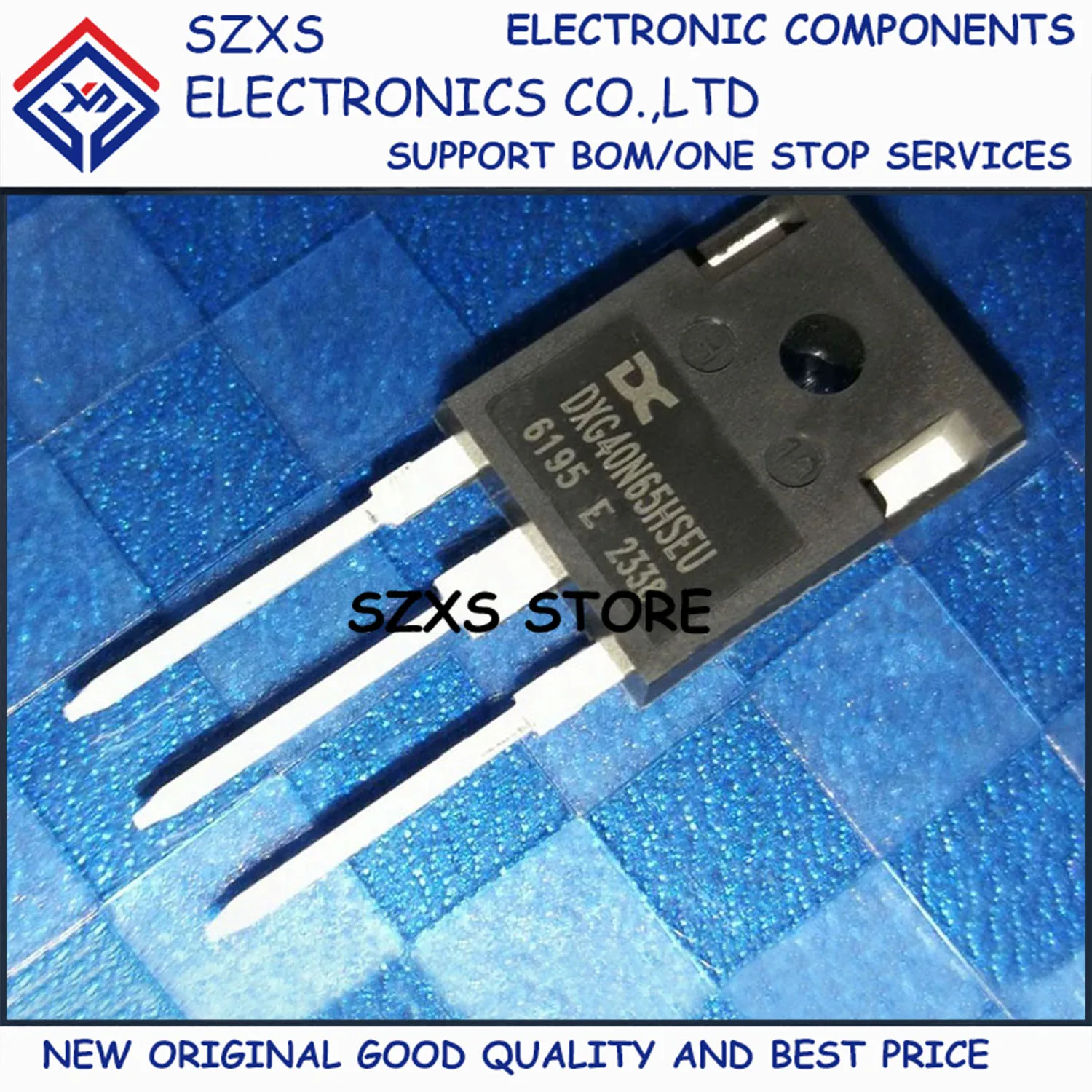 

New Original 10Pcs DXG40N65HSEU TO-247 650V 40A IGBT MOSFET Field-effect Transistor In Stock Electronic Components Good Quality