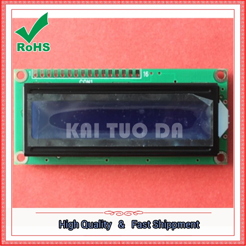 1602 ЖК-экран 1602A ЖК-модуль Подсветка синего цвета на белом символе Тип LCD1602A-5V LCD1602