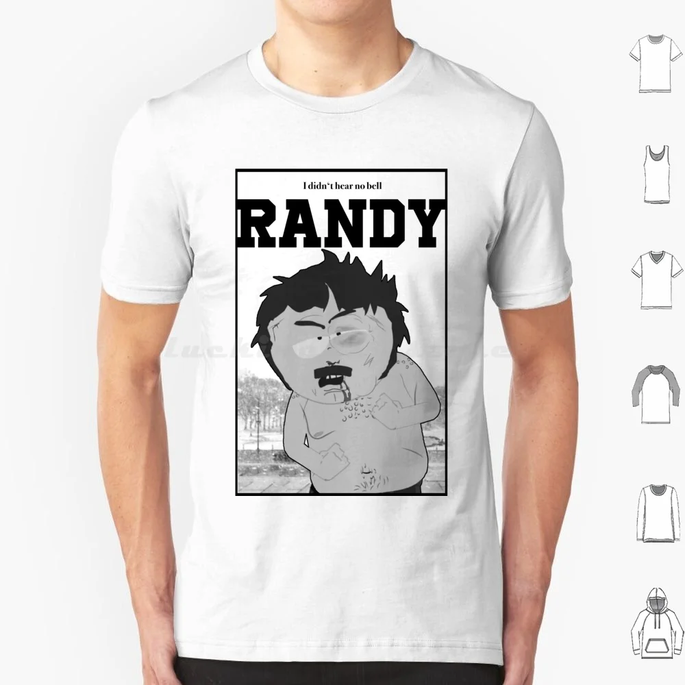 Randy-No escucha sin campana Camiseta de algodón hombres mujeres DIY estampado Lil League Lil League béisbol vacas Slugger Matt