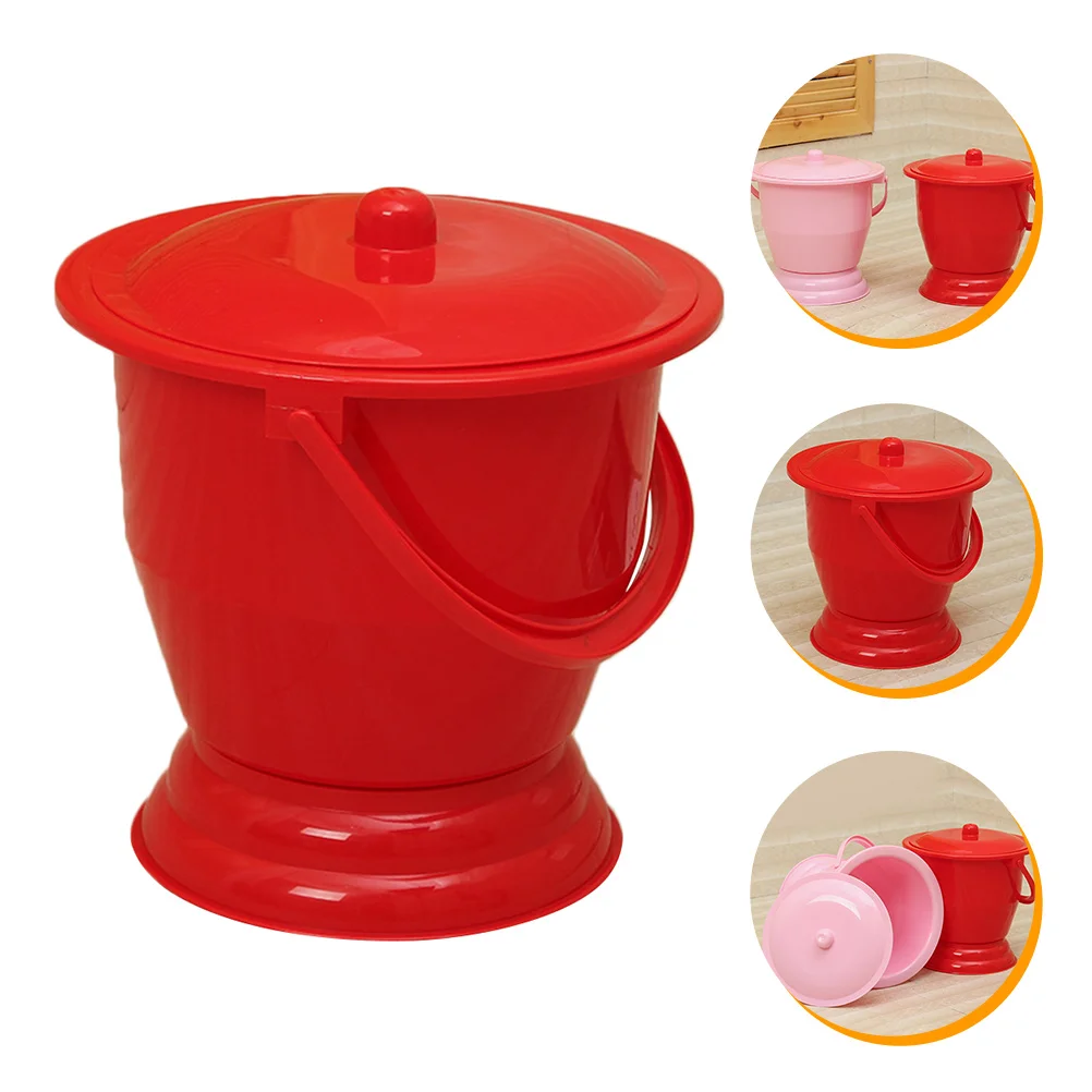 

Children's Potty Portable Urinal Bottle Chamber Ice Cube Bucket with Lid Men and Women