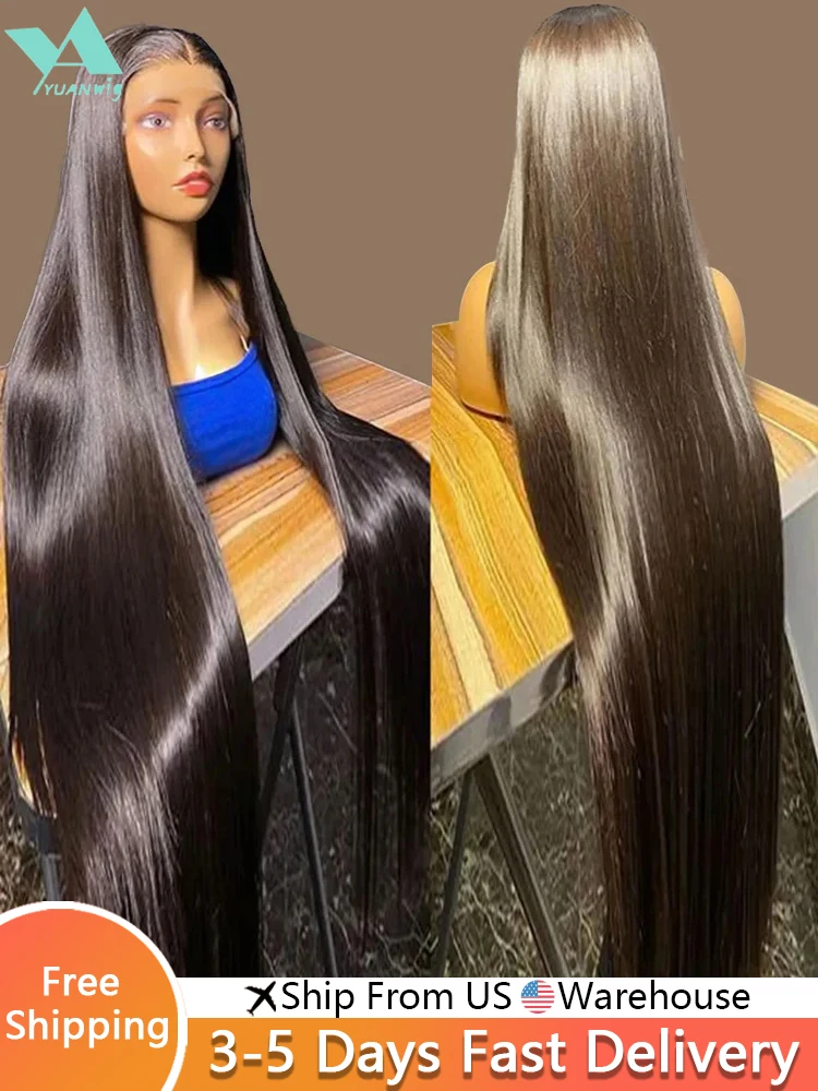 13x4 13x6 Hd Lace Front wigs Human Hair Wig For Black Women 360 Brazilian Hair Wigs 30 40 Inch Bone Straight HD Lace Frontal Wig