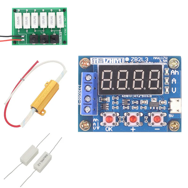 Battery Capacity Test Instrument External Load Discharge Type 12VLead Acid Battery18650Equal Capacity Test