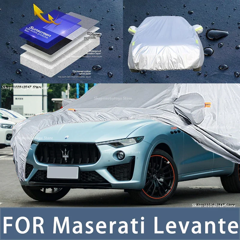 

For Maserati Levante Outdoor Protection Full Car Covers Snow Cover Sunshade Waterproof Dustproof Exterior Car accessories