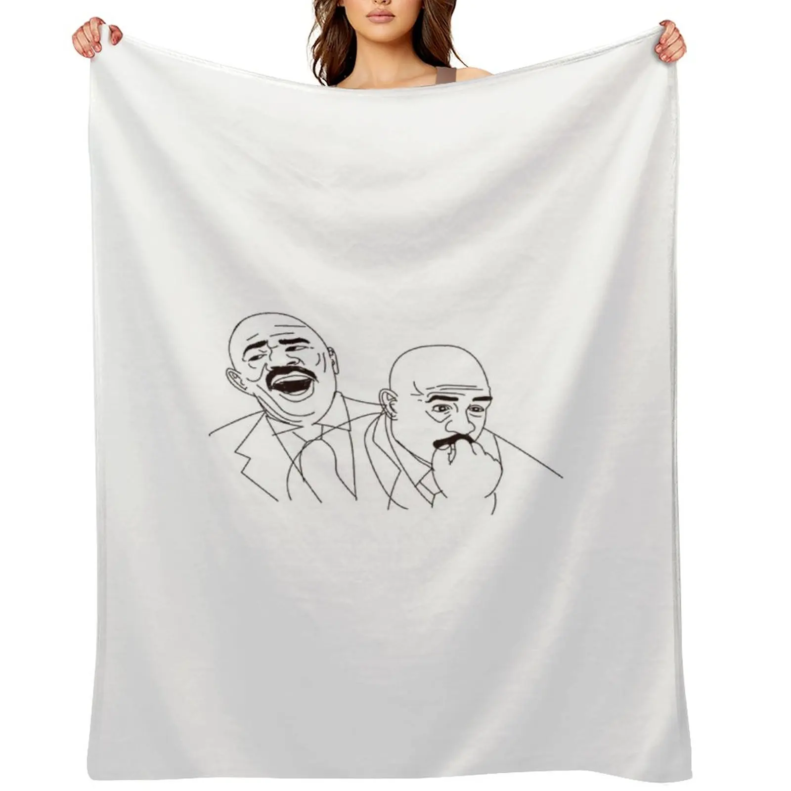 

Steve Harvey Meme Throw Blanket Winter beds blankets and throws Decoratives Quilt Blankets