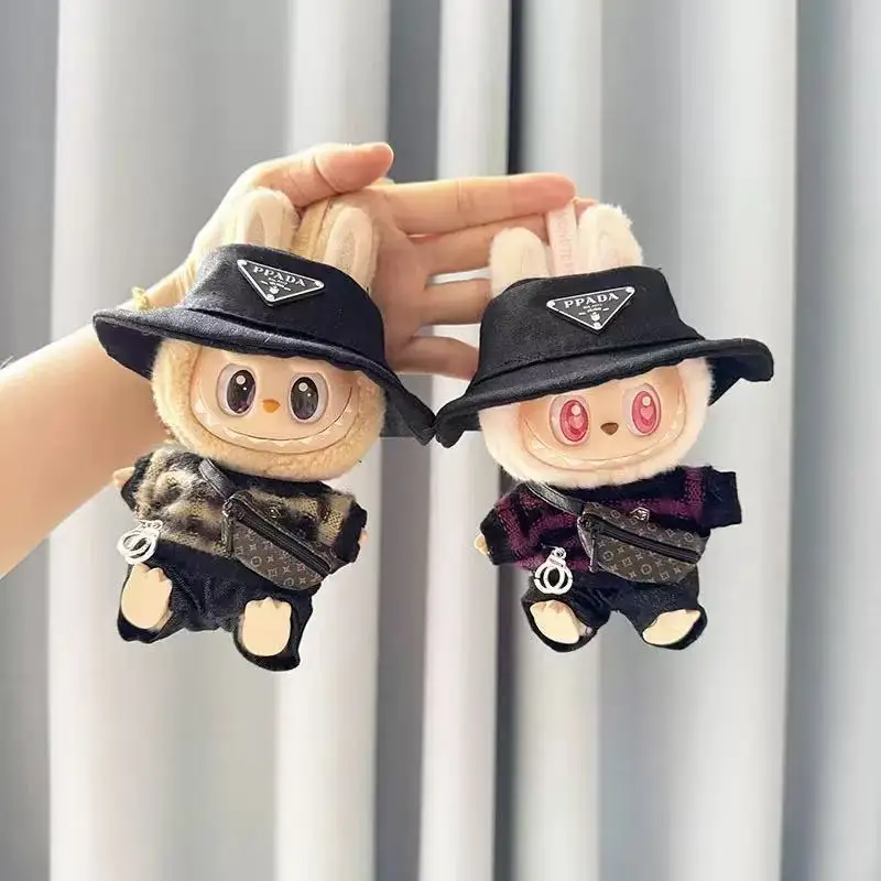 

2025 Labubu I II Mini Wardrobe 17cm Doll Fashion Set & Party Props Collectible Game Accessories only clothes