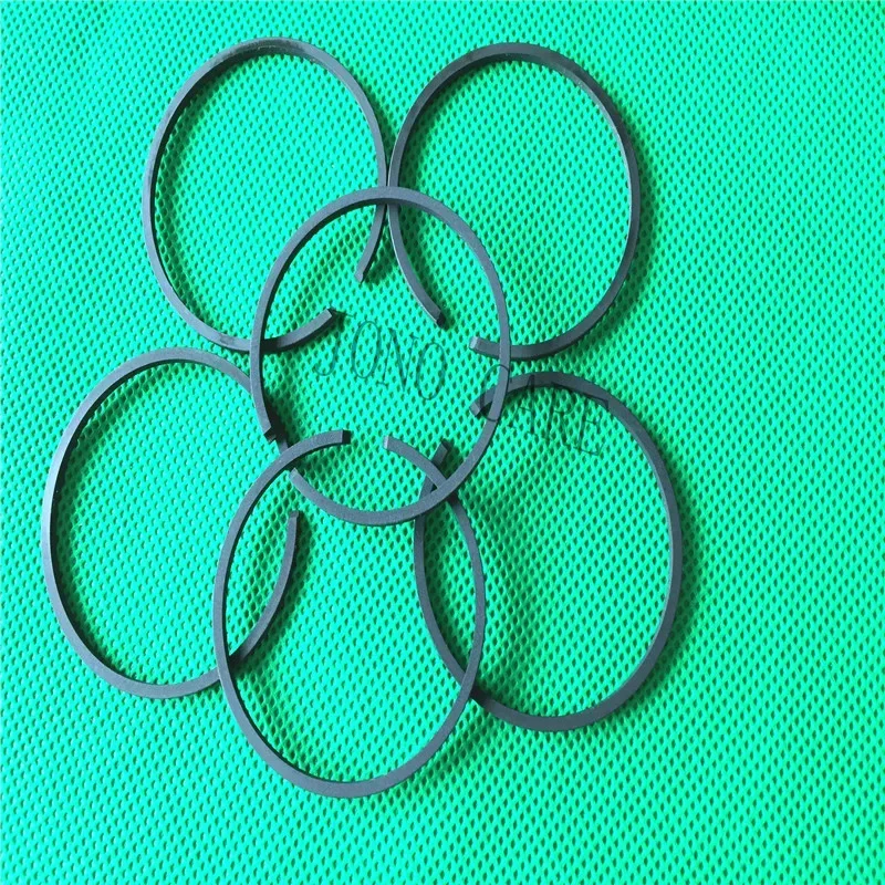 6pcs 44mm Brush cutter Piston ring for Chinese Mitsubishi Brushcutter 52CC 1E44F-5 CG520 BC520 BG520 TL52 Grass Strimmer 44F-5