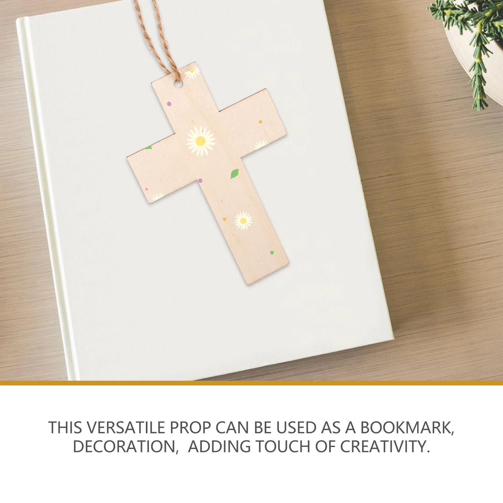 

15Pcs Wood Bible Bookmarks Unfinished Cross Shape Blank DIY Craft Bookmarks for Decoration Gift Bible Bookmark