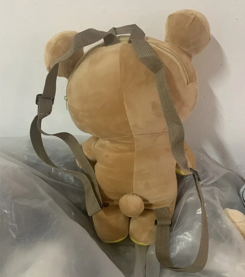 Rilakkuma-Mochila De felpa para mujer y niña, bolso de oso de Anime, Boby, Kawaii, bonito