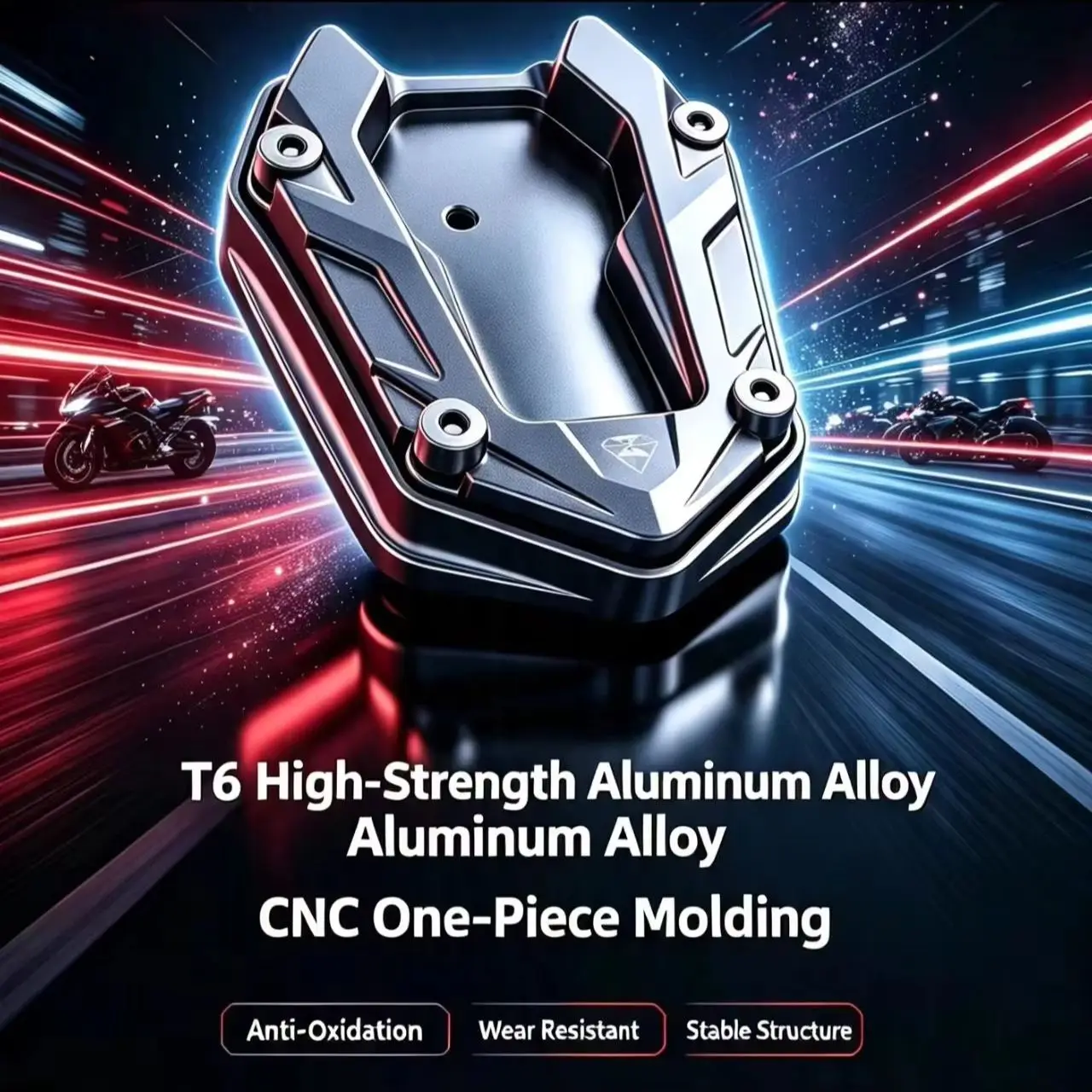 Thickened CNC Aluminum Alloy Upper Triple Tree Clamp Lightweight Mod Parts For QJ SRT350