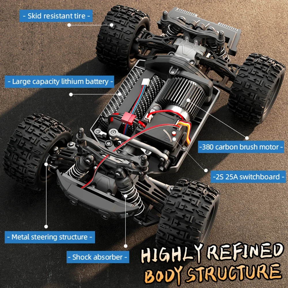 1/18 RC Auto SCY Modell 2,4G Fernbedienung Fahrzeug 28 km/h High Speed 4WD Off-road Elektrische Klettern Crawler spielzeug für Kinder