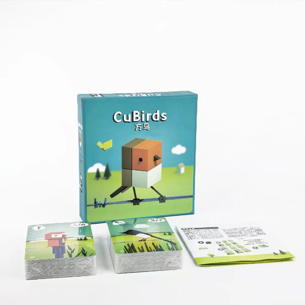 

Горячая новинка: Настольная стратегическая игра CuBirds для всей семьи – увлекательная карточная игра для 2-5 игроков, 20 минут игры