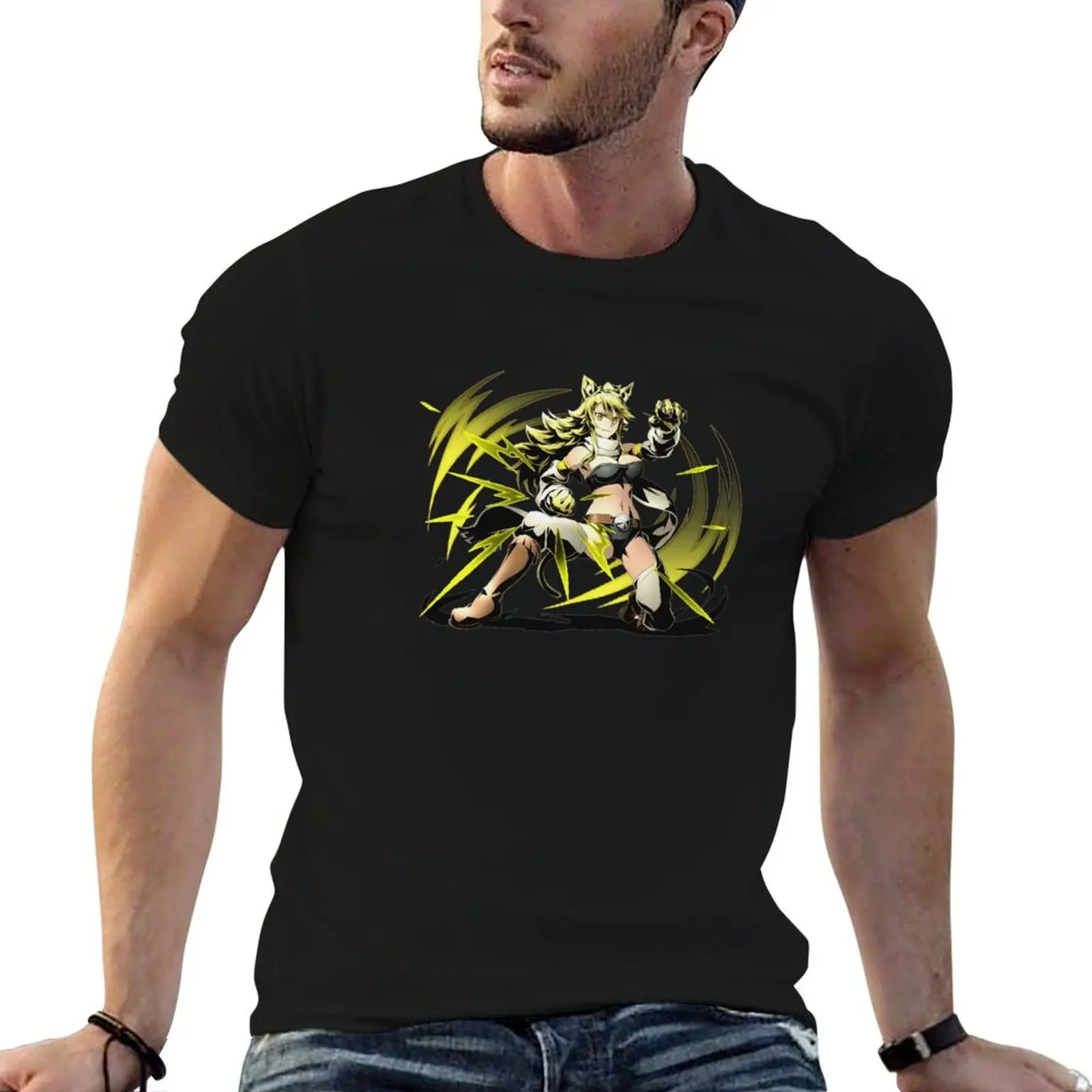 

Anime Akame ga Kill Leone T-Shirt printed t shirts for man t shirts for man pack cotton T-Shirt