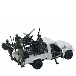 1/18 Scale Special Forces Pickup Truck War Soldiers Accessories Scene Display Collection Decoration Gift Souvenir