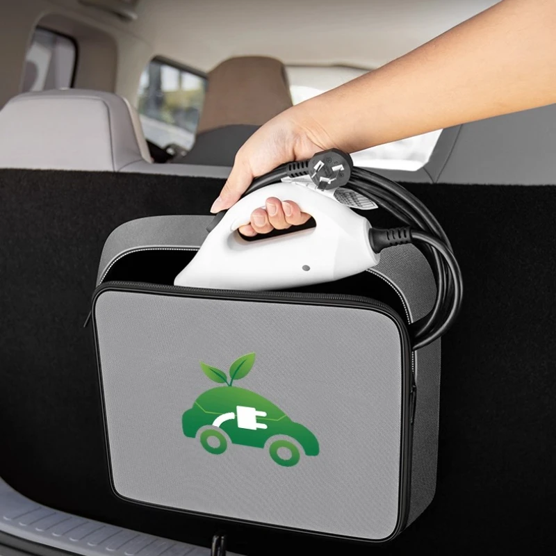 ل BYD Qin Song L Plus Dmi سيارة الديكور Ev لوازم ماكس Daquan Pro سيارة شحن بندقية حقيبة التخزين تخزين آمن #1