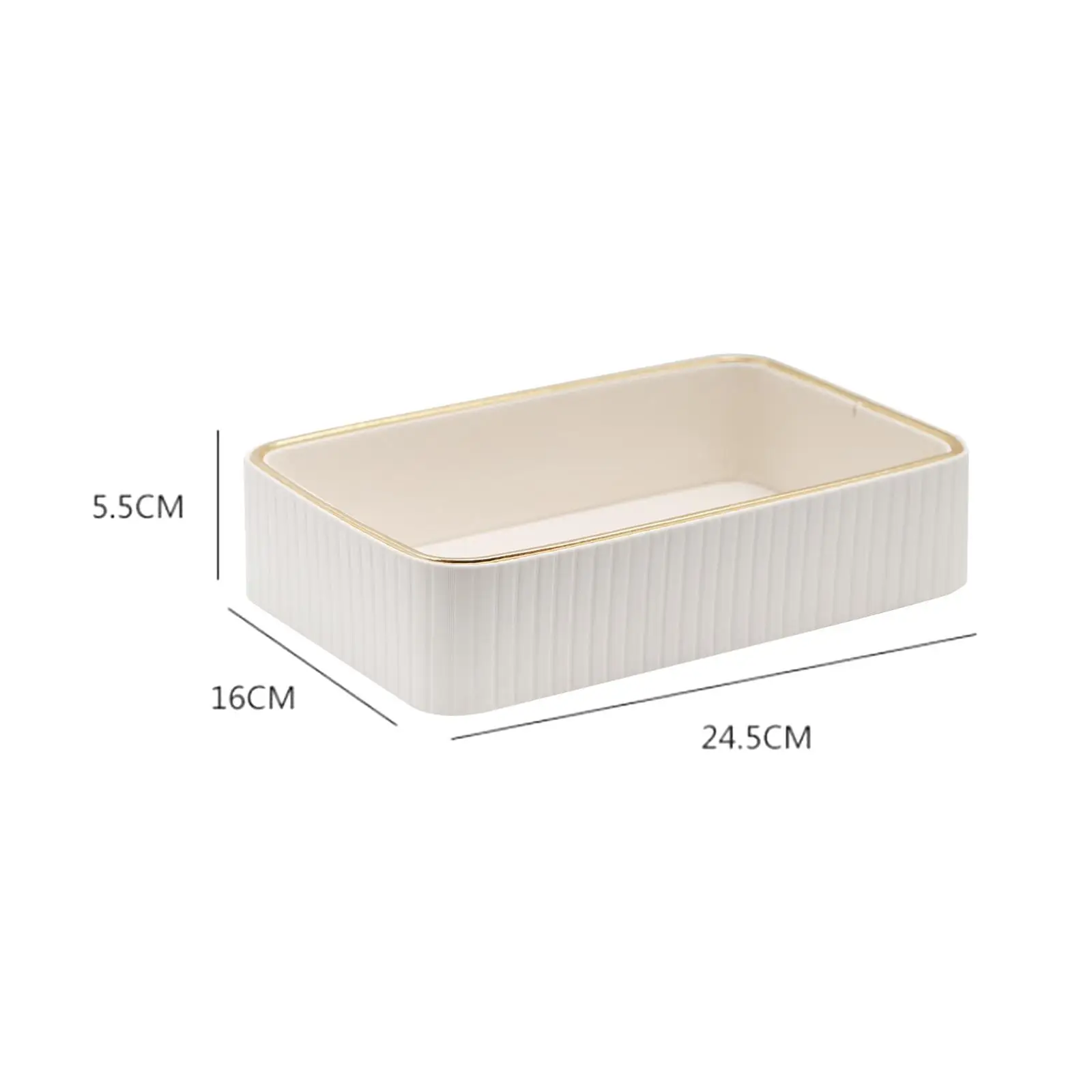 กล่องเก็บของออแกไนเซอร์จัดเก็บตั้งโต๊ะถาดใส่ Catchall อุปกรณ์สำนักงานสำหรับ