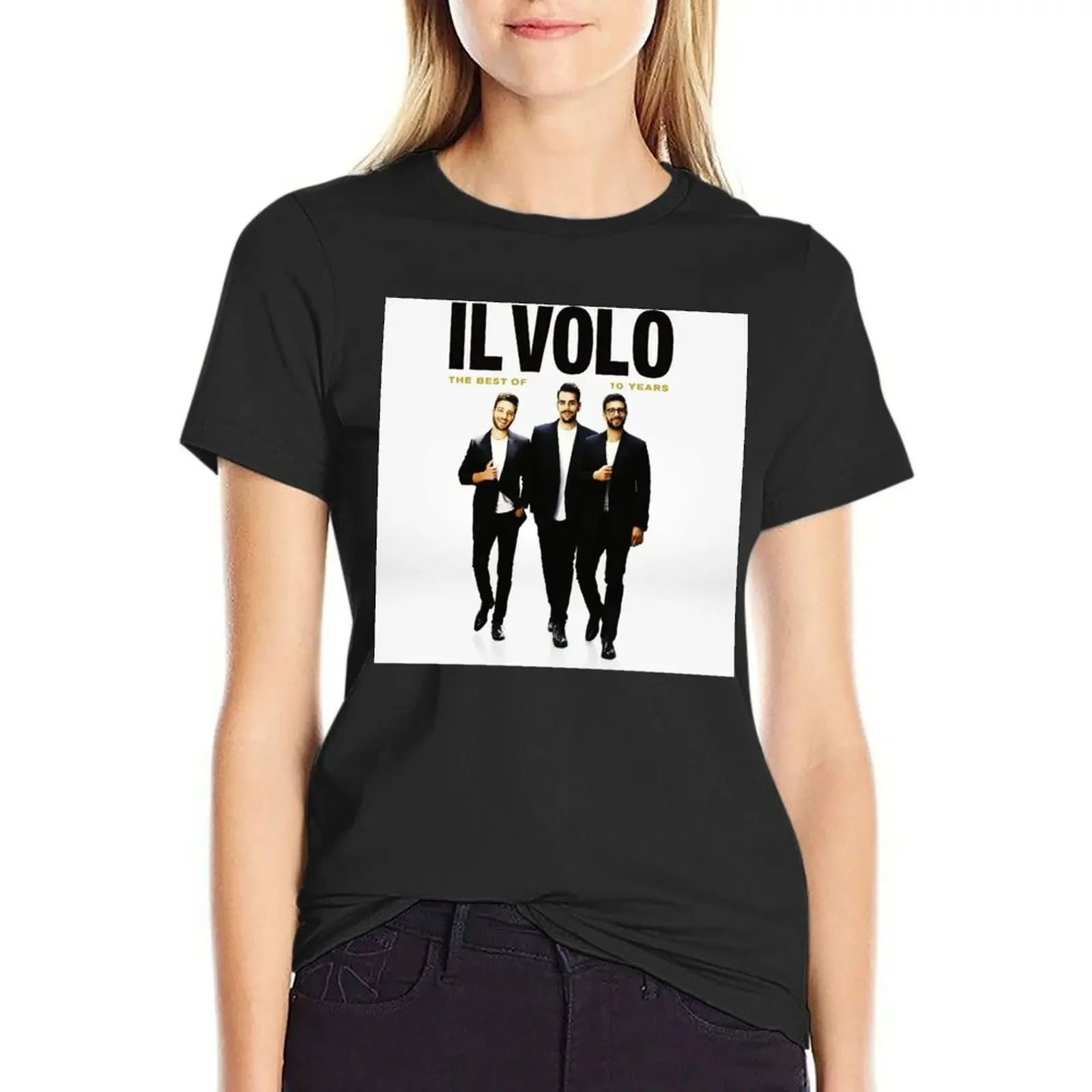 

il volo tour 2020 2021 tujuhtiga Unisex T-Shirt plus sizes tops animal print vintage clothes t-shirts for Women cotton