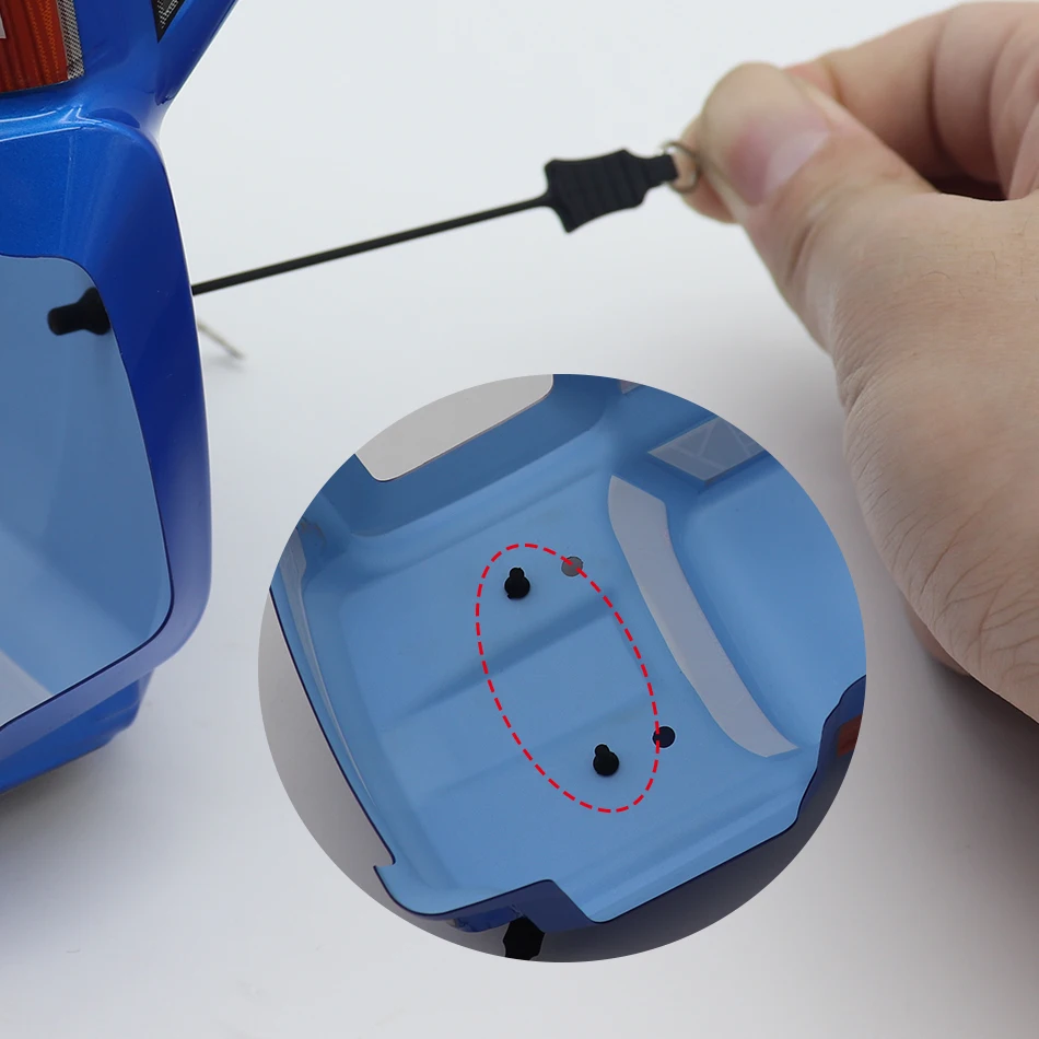 2 أنماط المطاط الجسم كليب التجنيب دبوس ل MJX Hyper Go 14210 16210 SCY 16101 16102 Wltoys HBX 1/12 1/14 1/16 RC ترقية السيارة #4