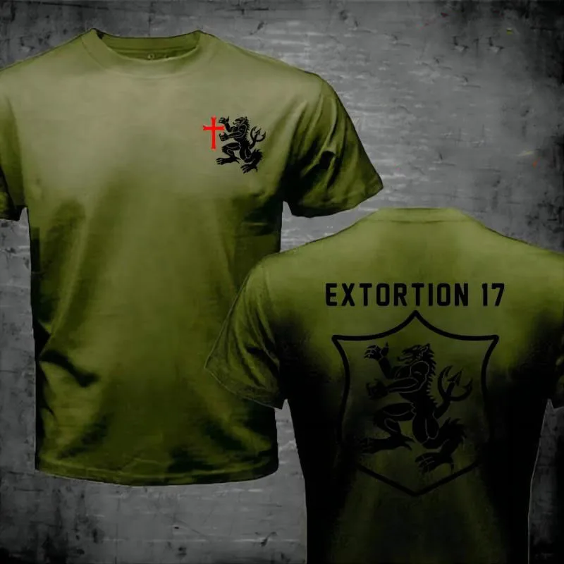 Unisex Norway Marines Extortion T-Shirt, 17 Gold Squadron Nswdg, T de algodão, S-6XL, Streetwear, Popular, Retro, Homens Camisetas, Novo