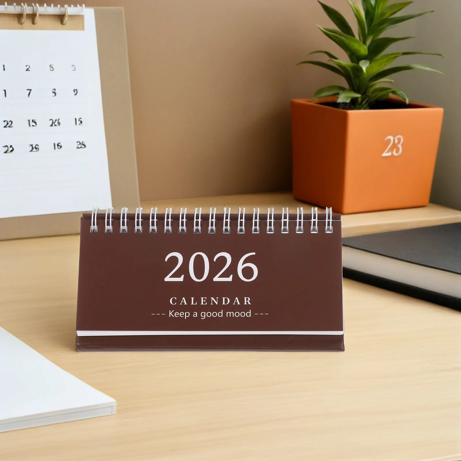 

3Pcs Mini Desk Calendar Spiral Bound Monthly Planner Ideal for Office Home School Use Time Tracking Decoration Functional