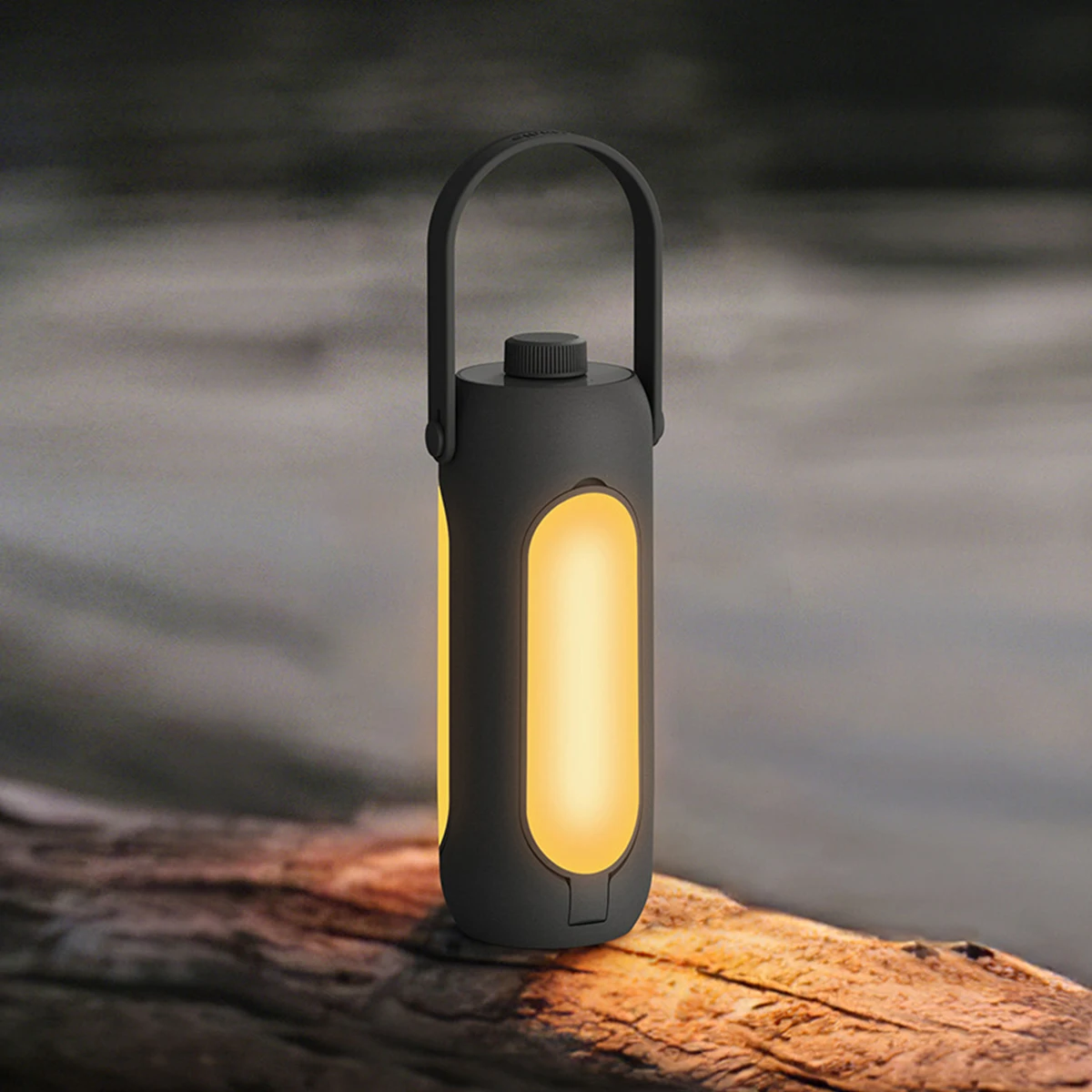 Camping light 3 colors rechargeable waterproof emergency power portable light suitable for hiking outdoors