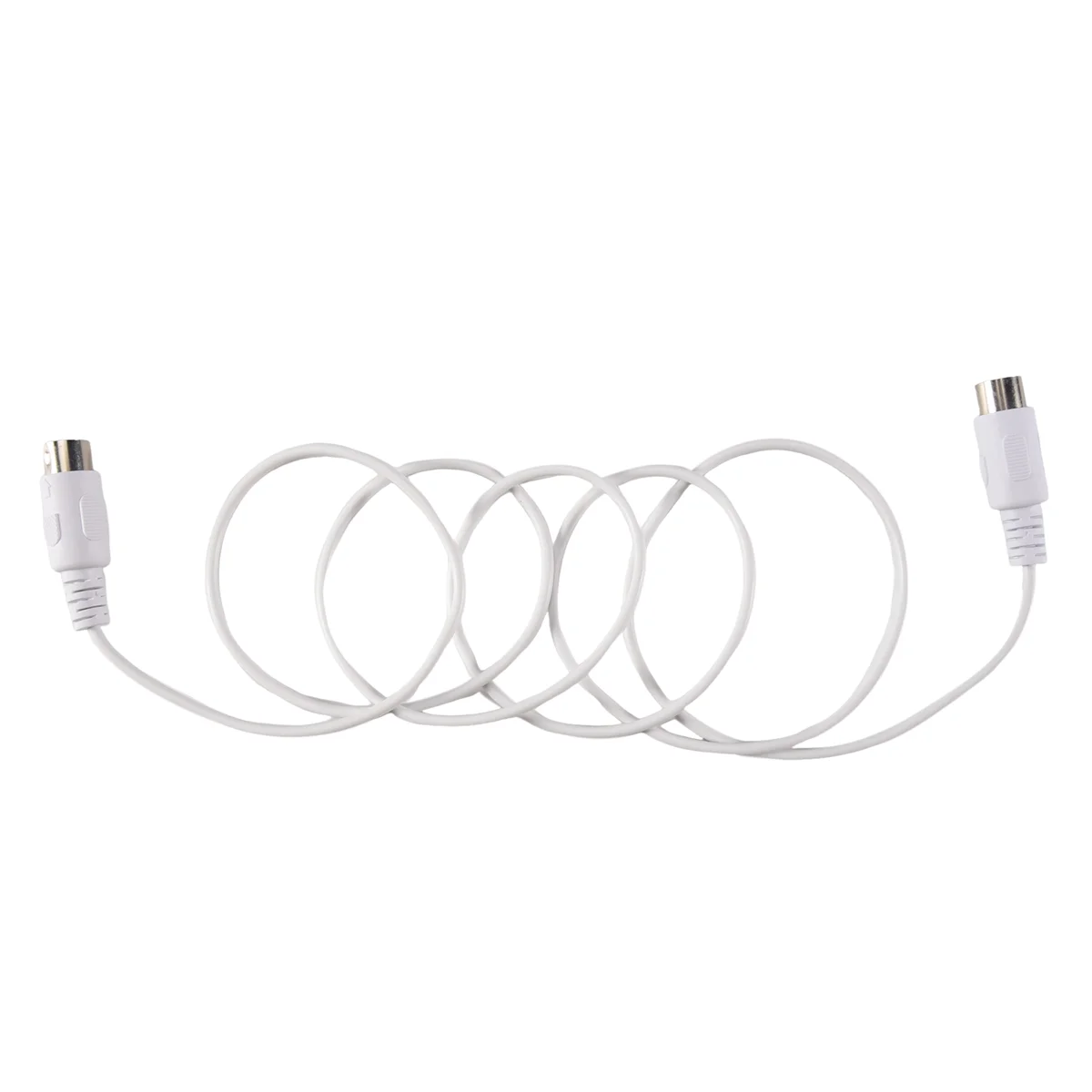 SMIEA 2 ชิ้น MIDI สาย 5 พินชาย 5 พินไฟฟ้าเปียโนคีย์บอร์ด PC Cable, 1.5 เมตร