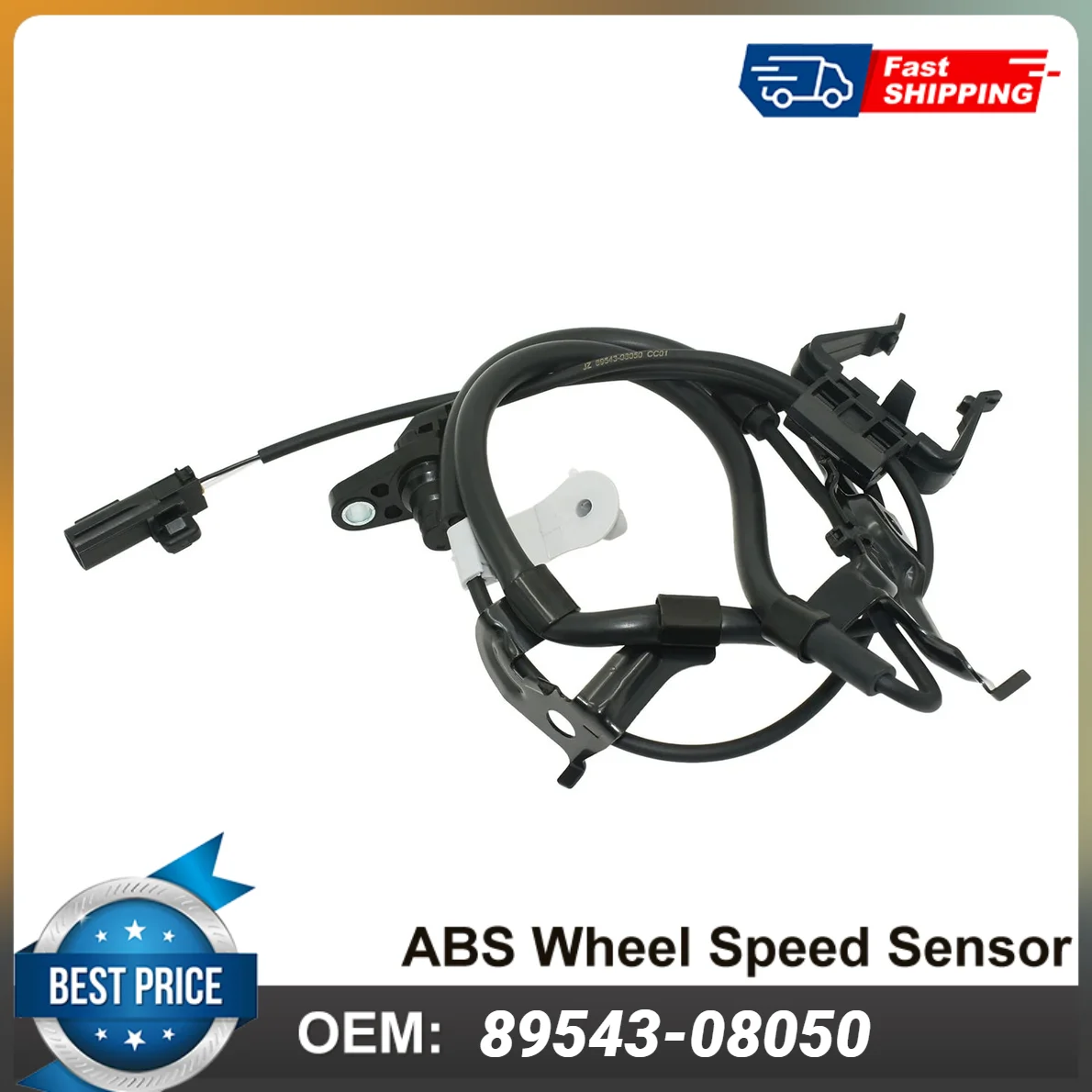 1PCS Front Left ABS Wheel Speed Sensor 89543-08050 89543 08050 for 2011-2020 Toyota Sienna 2.7L-L4 3.5L-V6 AWD FWD 8954308050