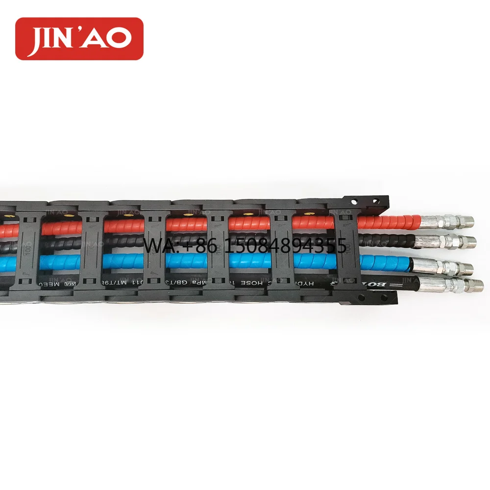 PA6 Cable Chain Moving Drag Chain Bridge-Type Cable-Carrier Chain for Laser Cutting Machine