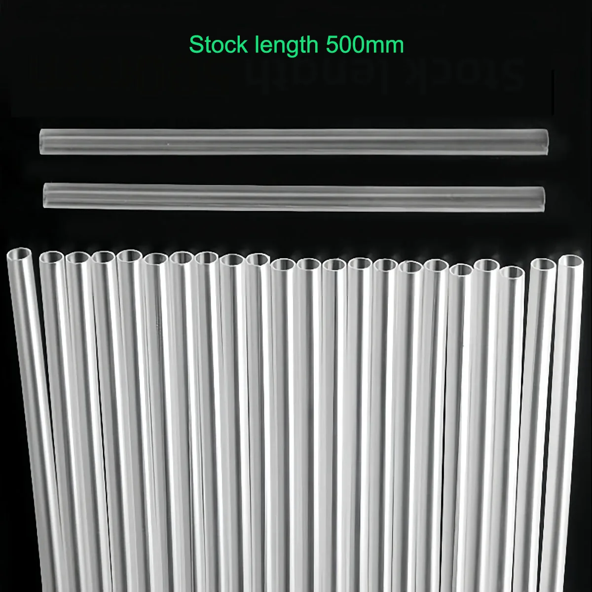 Clear Hard Polypropylene PP Round Tube, Hollow Plastic Support & Suction Pipe