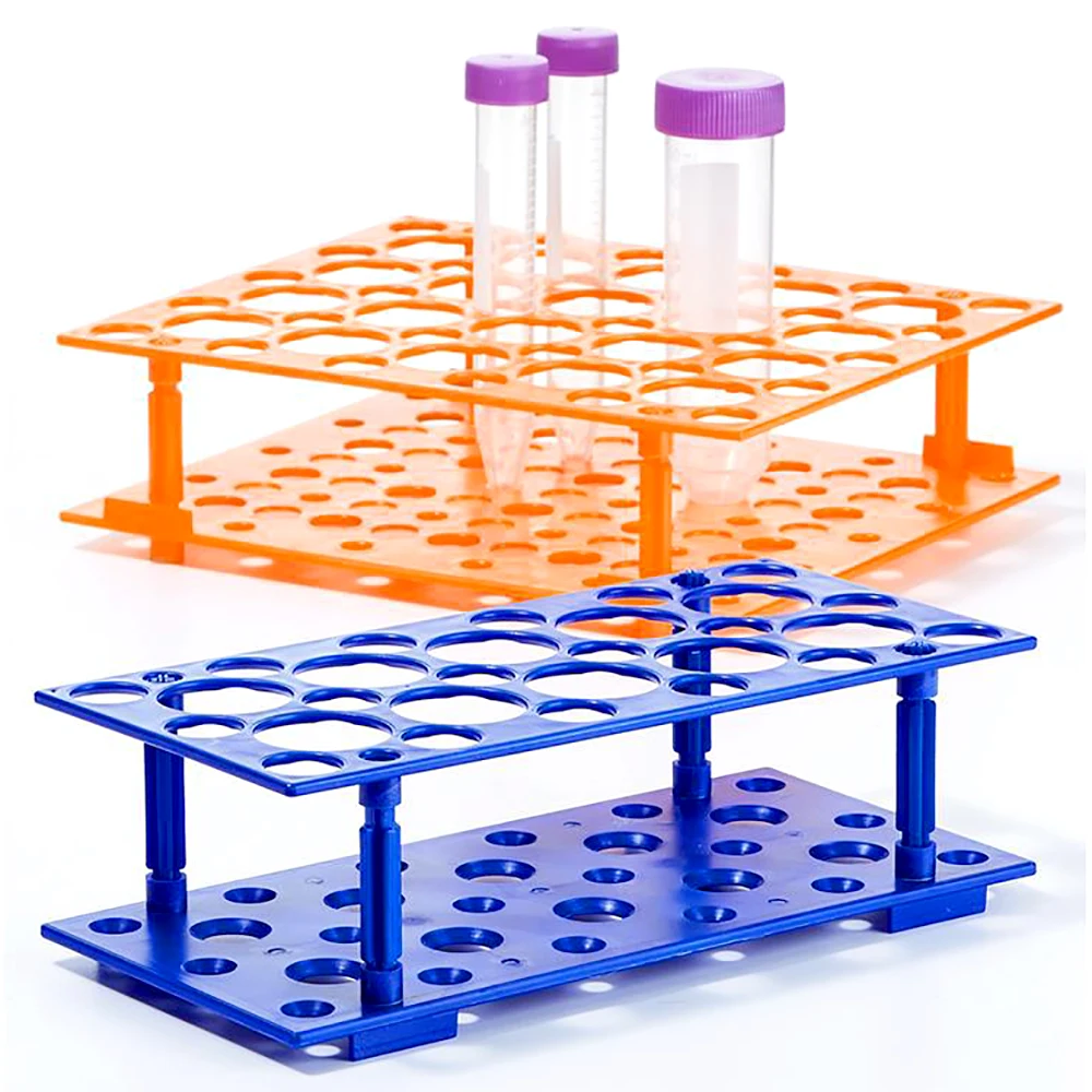 50 Fassungen Zentrifugenröhrchenständer 10/15/50 ml Reagenzglashalter Schule Laborausrüstung Laborinstrument Reagenzglashalterung