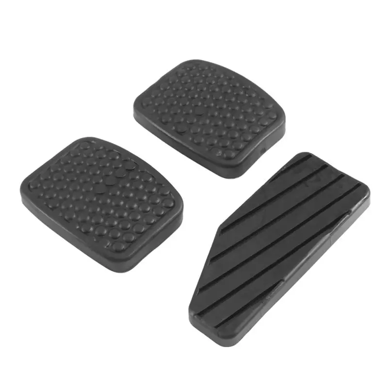 A01K-3PCS Car Accelerator Clutch Brake Pedal Rubber Pad Pedal Cover Kit For Swift 49451-60B00