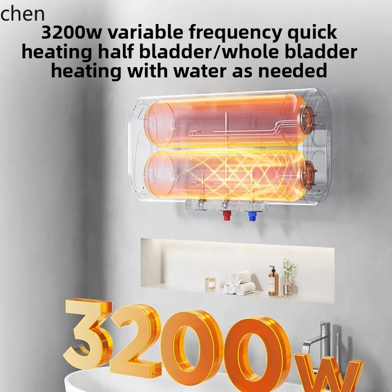 Scaldabagno elettrico HTT secchio piatto a frequenza variabile piccolo riscaldamento rapido 4050L60 litri 80L accumulo d'acqua bagno bagno