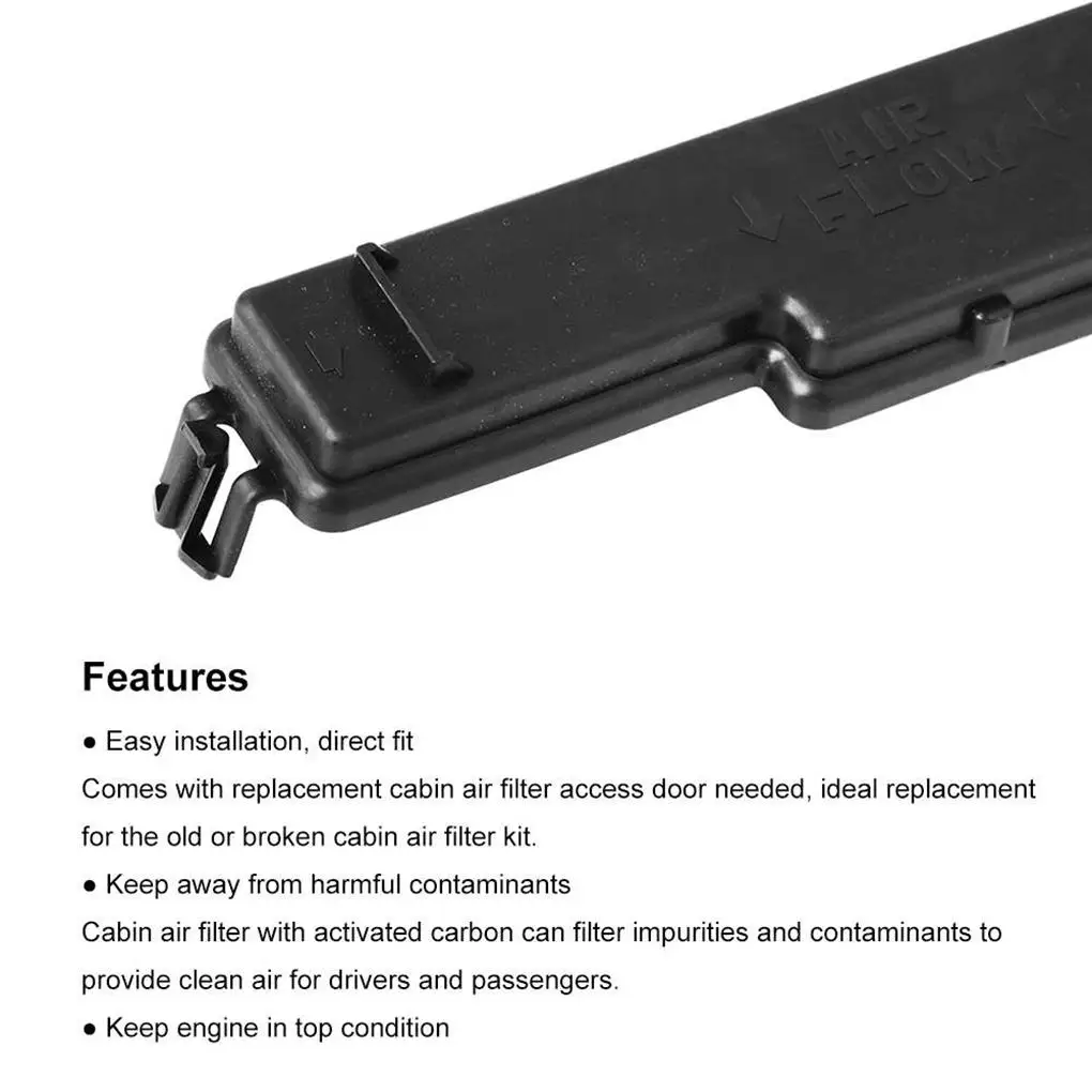 مرشح تكييف هواء السيارة عنصر غطاء مرشح 68052292AA 68318365AA 68406048AA