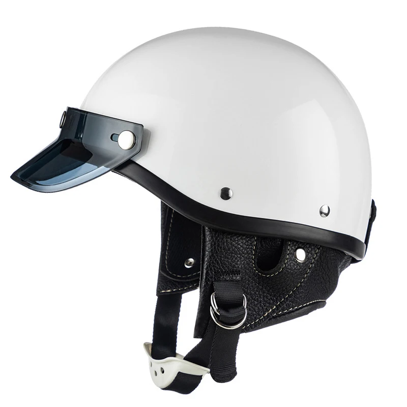 

Высококачественный японский классический ретро 1/2 открытый шлем из АБС-пластика, защитные шлемы для мотоциклов Harley Davidson и Cruising