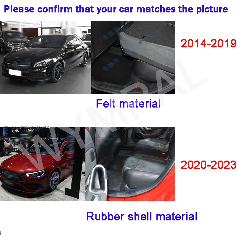 Car floor Mats For Mercedes Benz CLA 2014 2015 2016 2017 2018 2019 2020 2021 2022 2023  Car Accessories