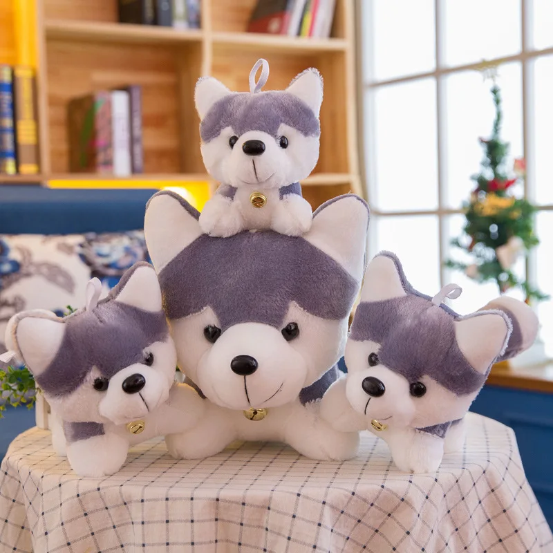 25cm Kawaii Husky Stuffed Animals Dog Plush Toy Wolf Soft Cartoon Plush Lovely Children Kids Doll Fluffy Birthday Gift Child Toy