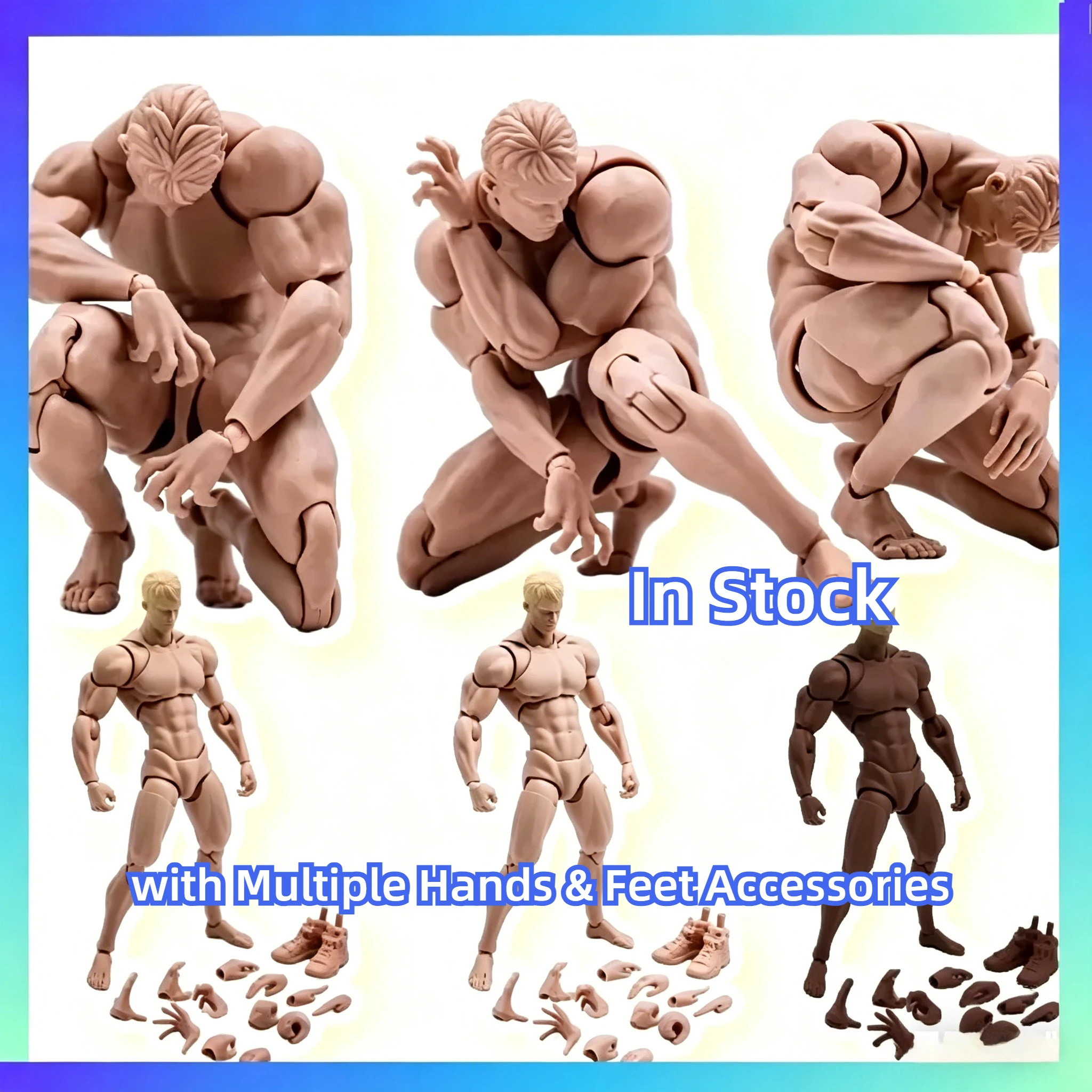 

Коллекционная фигурка Wind Toys: Мужской супергибкий шарнирный телосложение 1/12 масштаба, 16 см, солдат, белый, желтый, черный, подвижная модель